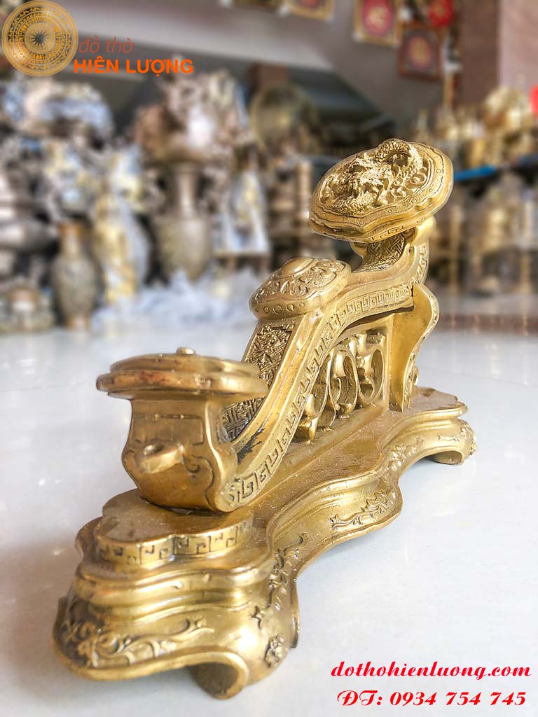 Gậy Như Ý Bằng Đồng Phong Thủy 2 Cỡ Dài 19cm Và 33cm