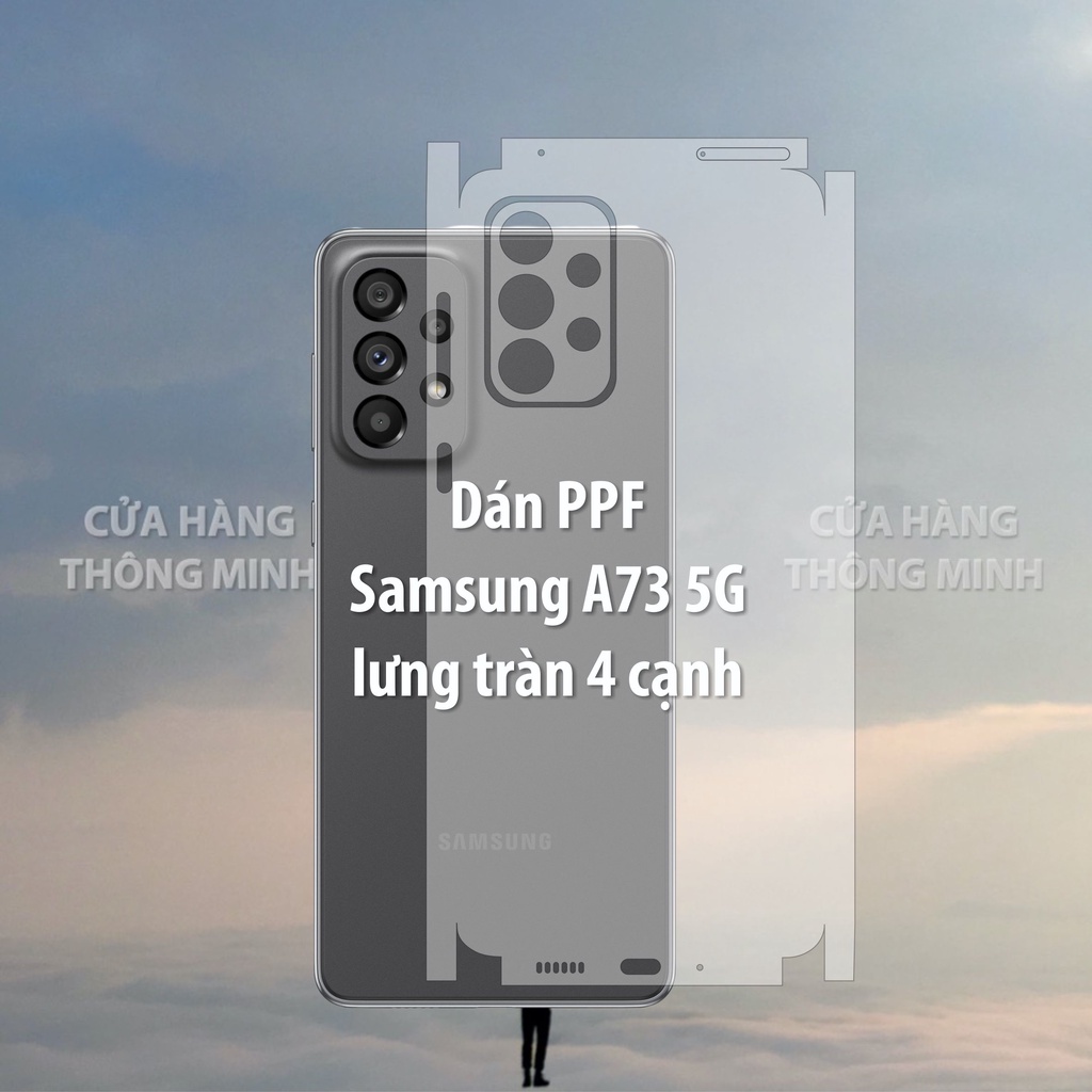 Tấm dán Samsung A73 5G dán PPF mặt trước/dán mặt sau/dán màn hình/dán mặt lưng Full viền chuẩn