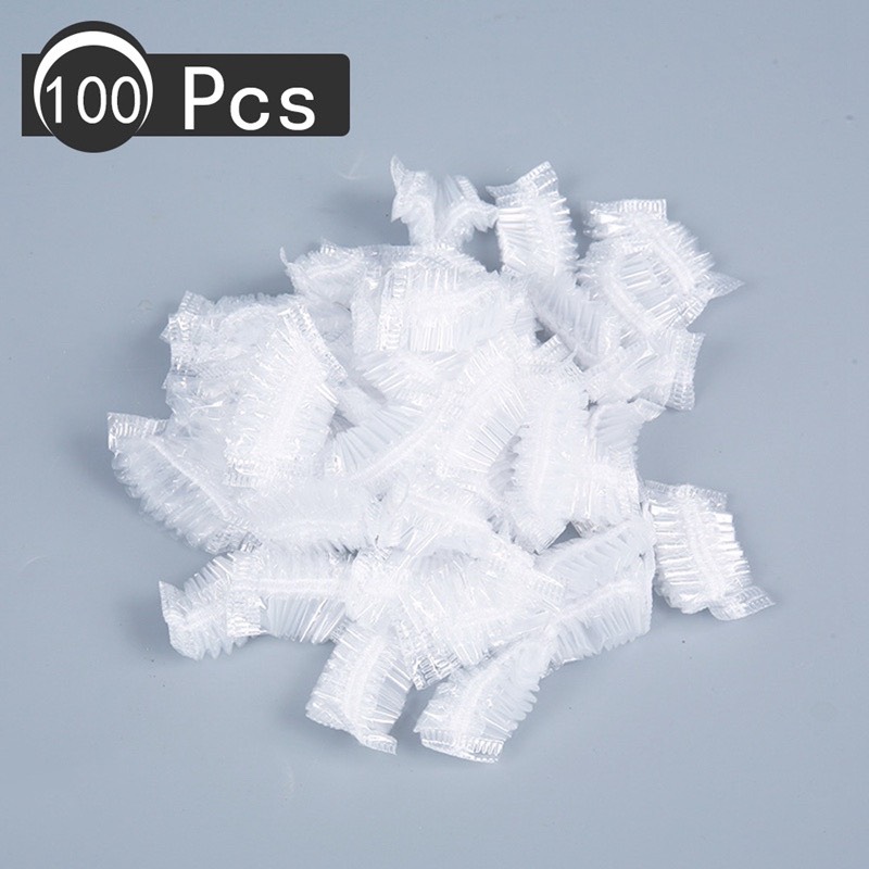 Bịch 100 cái bịt tai ( Che tai ) Nilon hỗ trợ nhuộm tóc