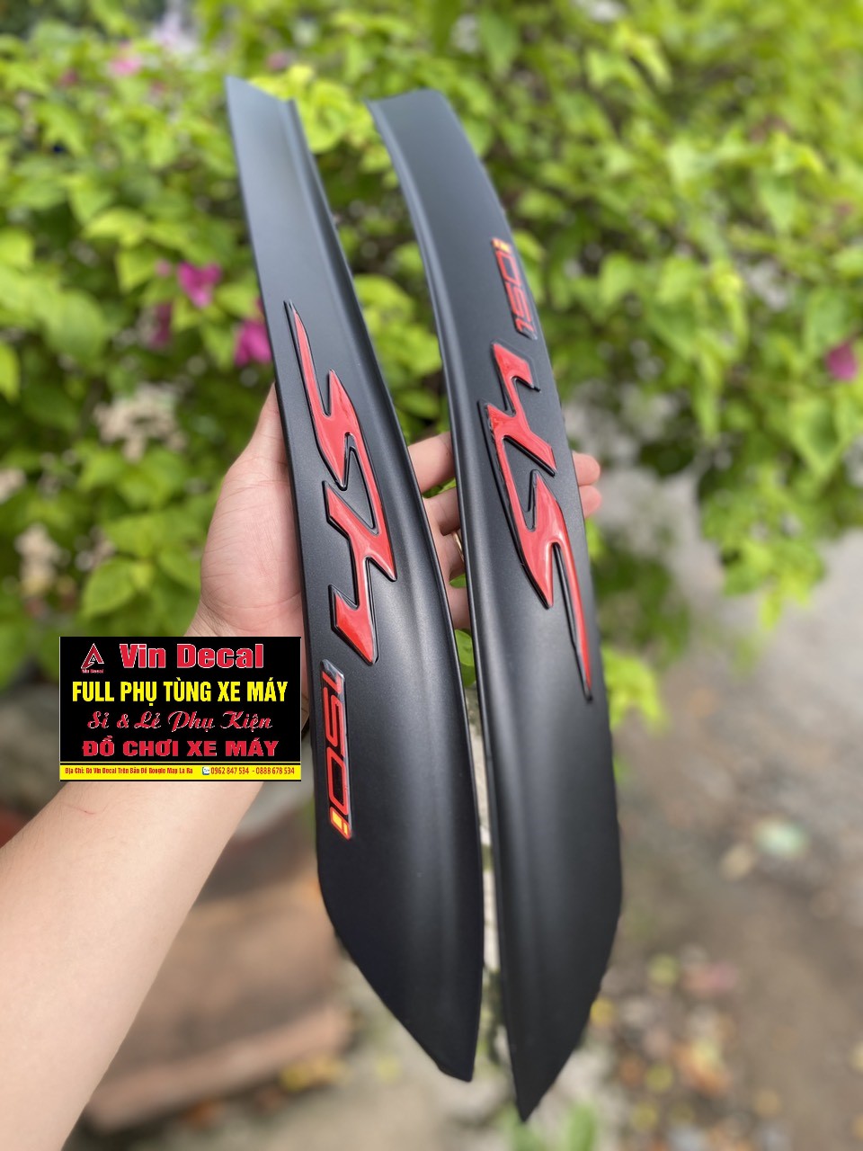 Nẹp hông Sh 2020 Kiểu ý đen nhám