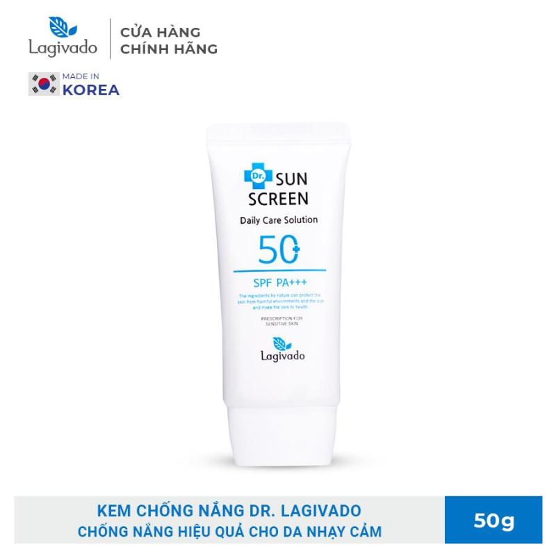 Kem Chống Nắng dành cho da nhạy cảm, da sau trị liệu Spa với SPF 50 +/ PA+++ Hàn Quốc Dr Lagivado 50 gram
