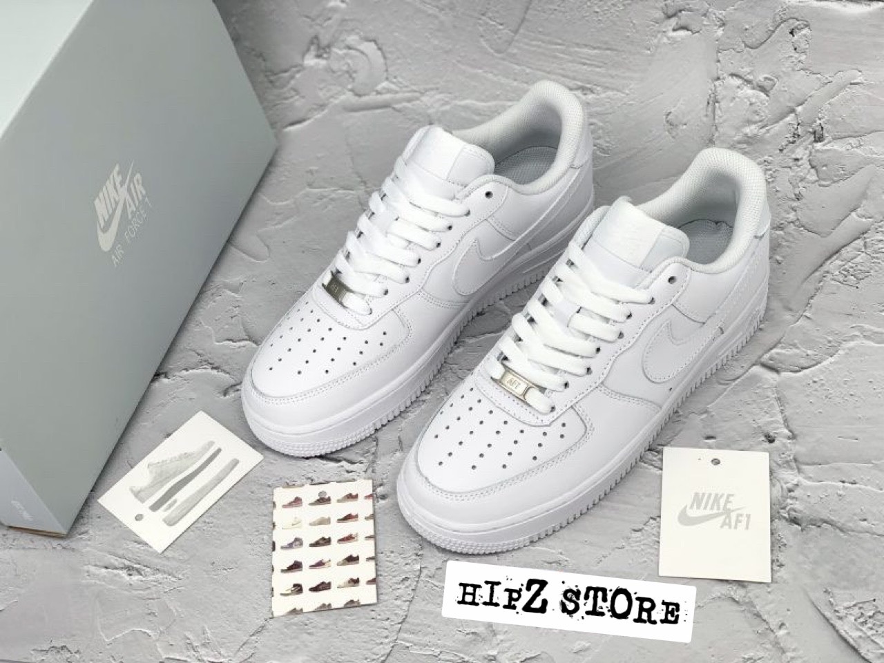 Giày Air force 1 low all white (Giày Nam nữ Af1 màu trắng)