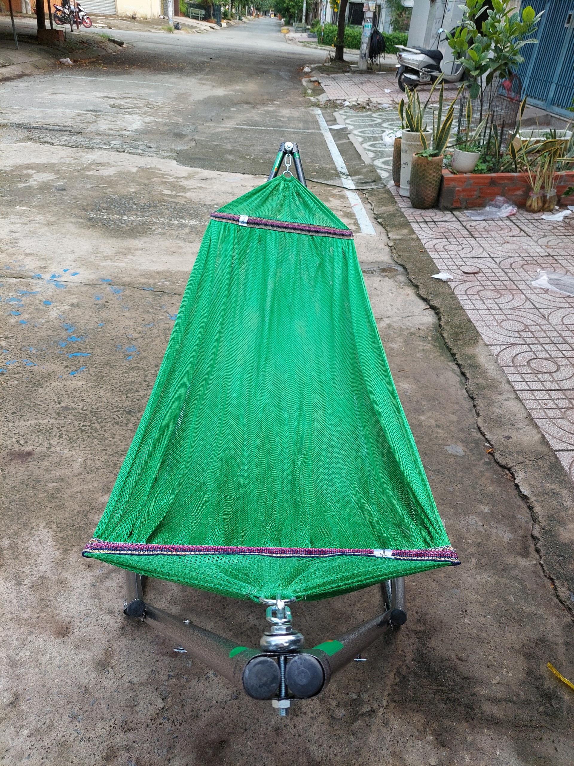 Combo Khung võng xếp sơn tĩnh điện ống phi 32 (bao gồm 01 khung + 01 lưới võng)