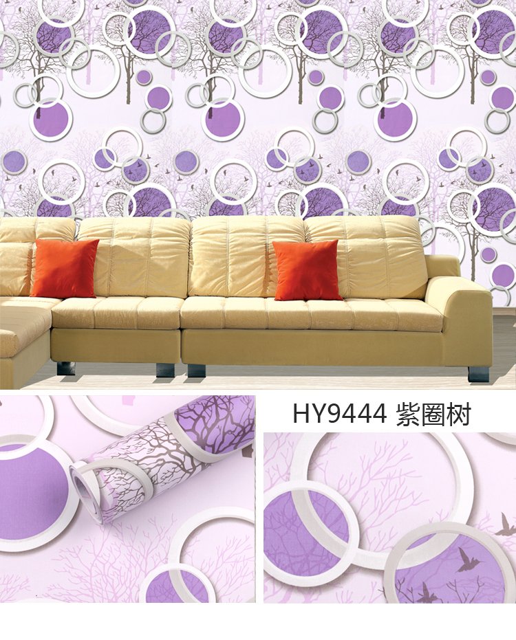 10m giấy dán tường sẵn keo bóng - cây (10m x 45cm /cuôn)