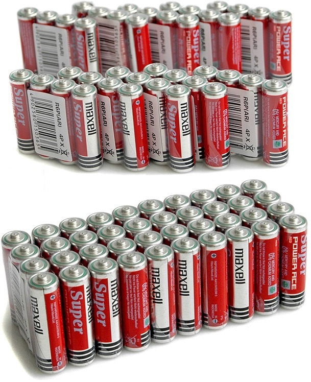 Bộ 4 Pin tiểu AA 1.5V Maxell Super Power Ace Red R6P AR 4P