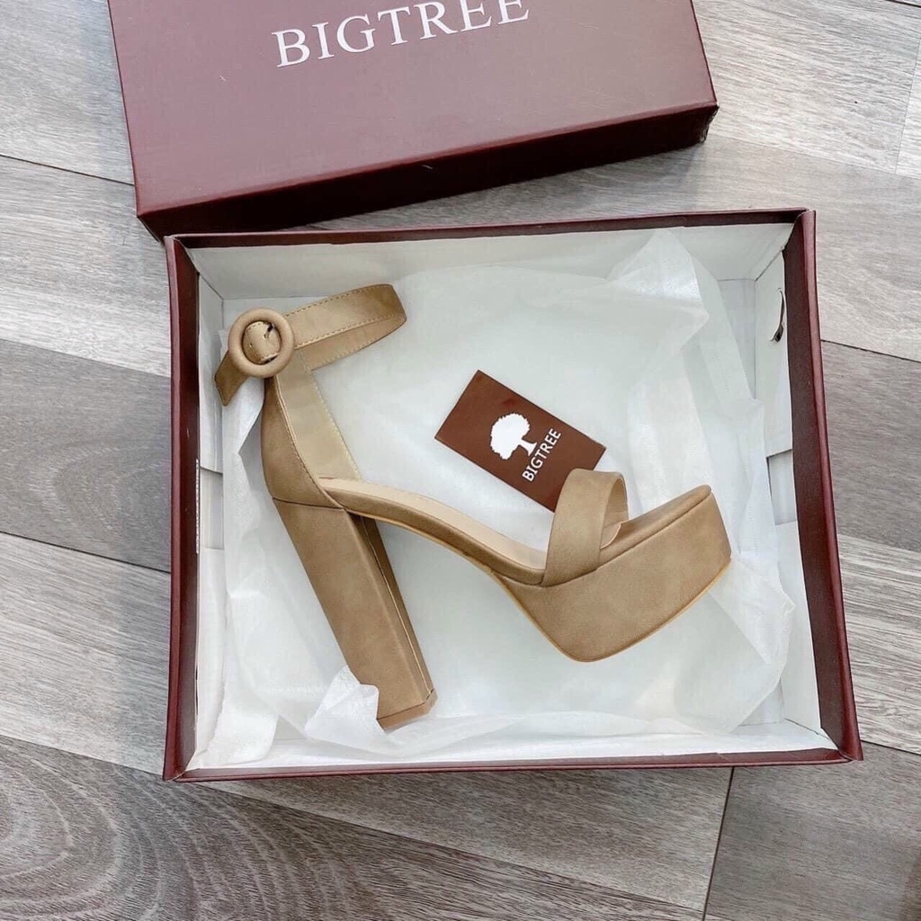 ▲ giày cao gót bigtree sandal đúp đế hàng chính hãng cao 135cm