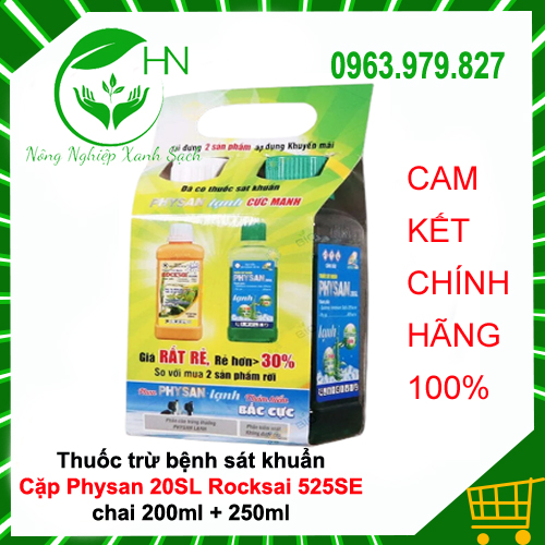 Cặp physan rocksai - thuốc trừ khuẩn