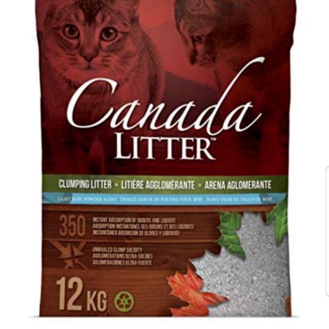 12kg Canada Litter cho mèo, chất lượng đảm bảo an toàn đến sức khỏe người