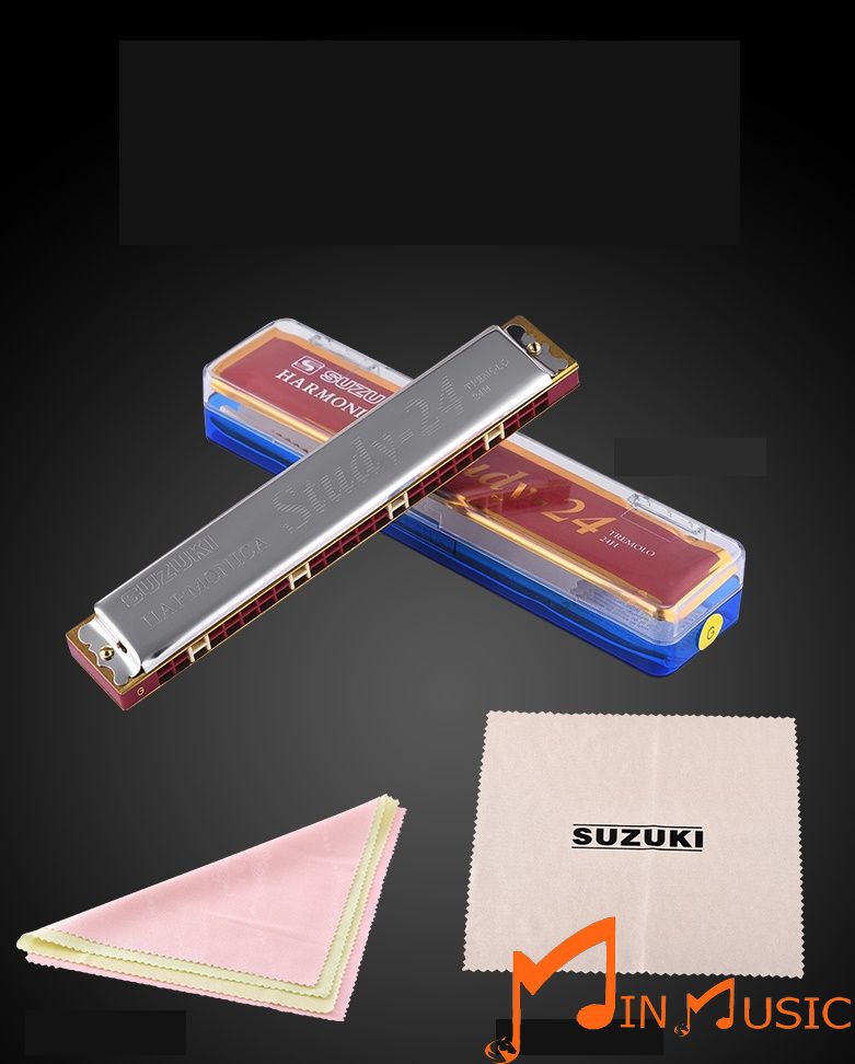 Kèn Harmonica Suzuki STUDY24 24 Lỗ I Hàng Chính Hãng