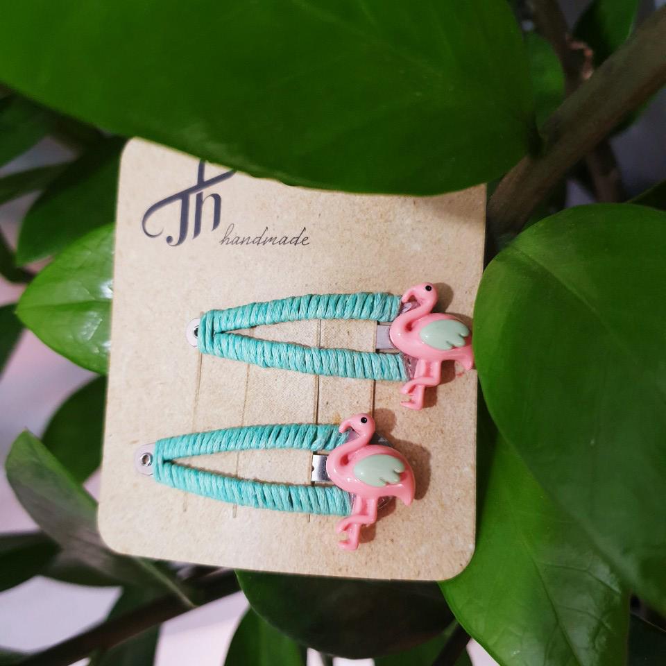 KẸP MÁI QUẤN VẢI HÌNH THÚ - SET 02 KẸP