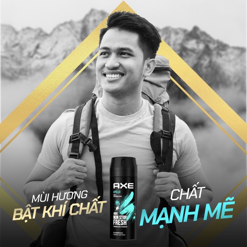 (Hàng chính Hãng) - Xịt khử mùi toàn thân cho nam AXE 135ml
