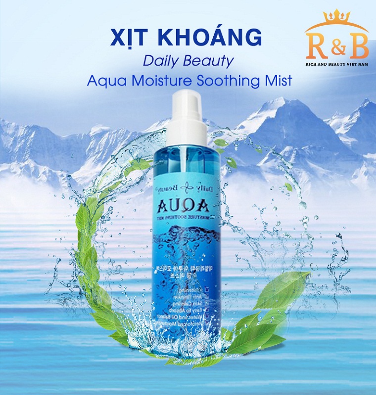 Xịt khoáng Aqua Moisture Soothing Mist
