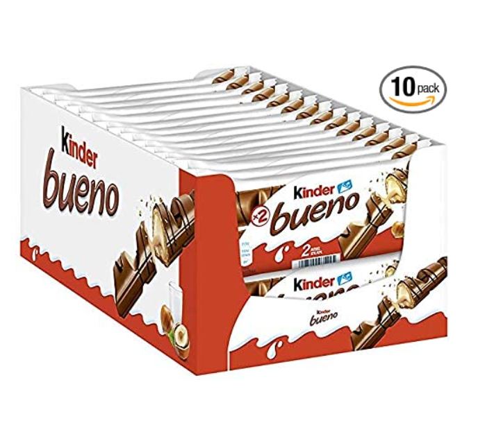 Kẹo sôcôla sữa kinder bueno kẹo hạt phỉ 43g