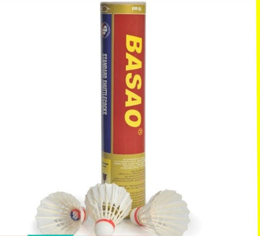 Cầu lông Basao 10 quả/ống dùng để tập luyện thể thao
