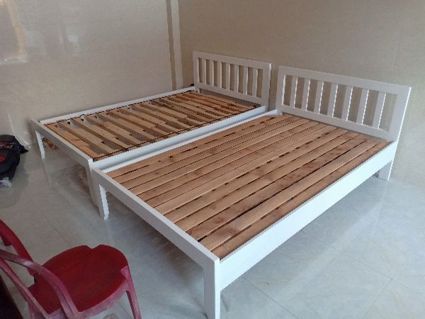 Cây thang giường gỗ thông 1m2 dùng cho giường 1m2