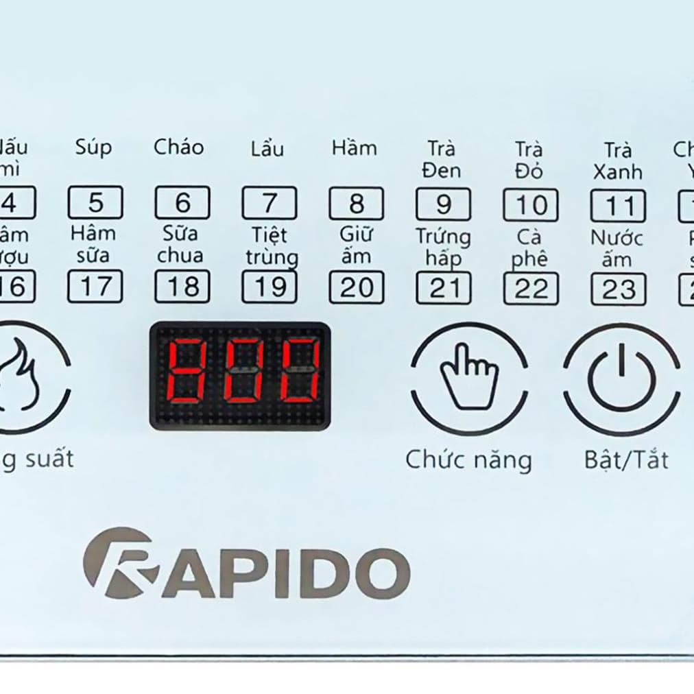 Ấm điện đa năng Rapido RMK0818-S 1.8L