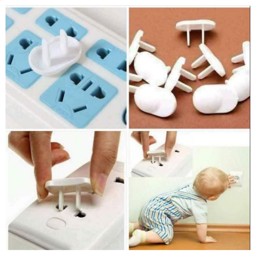 Túi 10 nút bịt ổ điện 2 chân