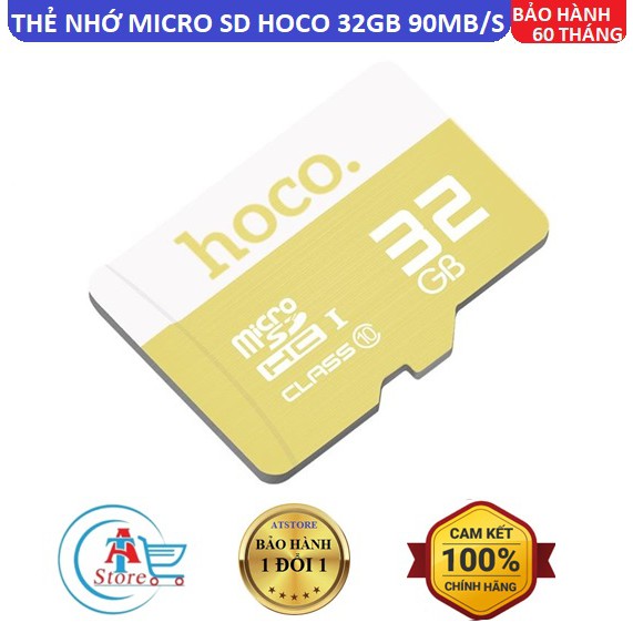 Thẻ nhớ Hoco 32Gb Class 10 tốc độ cao (hàng chính hãng, BH 5 năm)