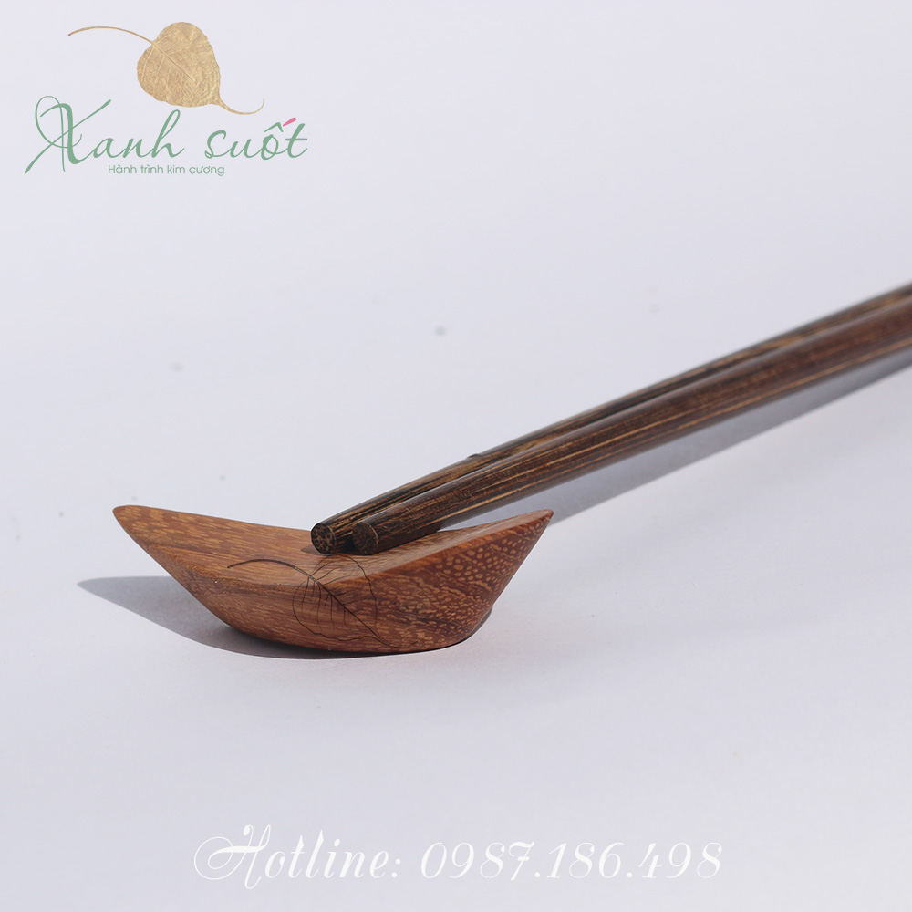 [Xanh Suốt] Đũa Sóng Lá Buông/ Lá Kè- Chopsticks Made From Corypha Leaves