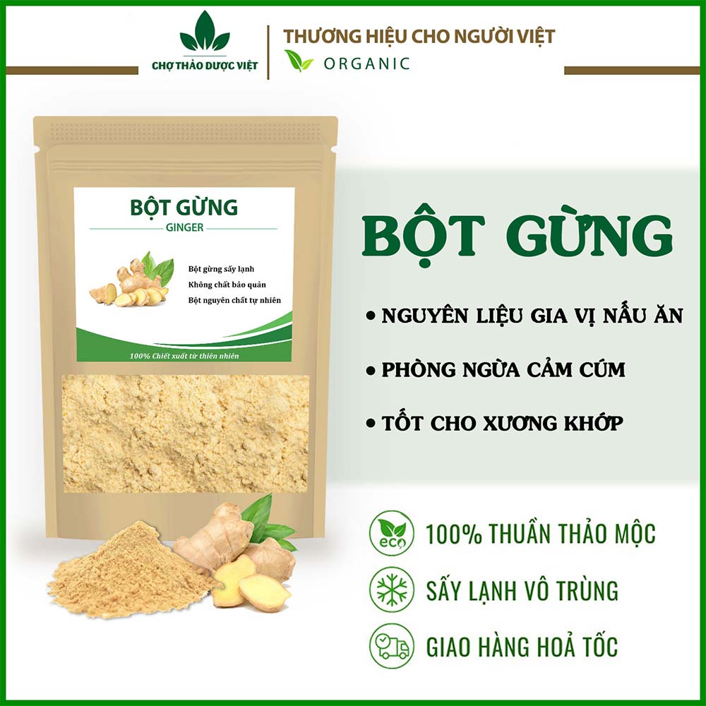 Bột gừng nguyên chất 100g