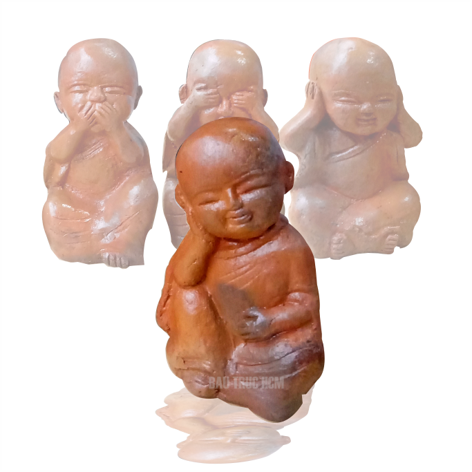 [HCM]BỘ TƯỢNG CHÚ TIỂU TỨ KHÔNG GỐM CHĂM