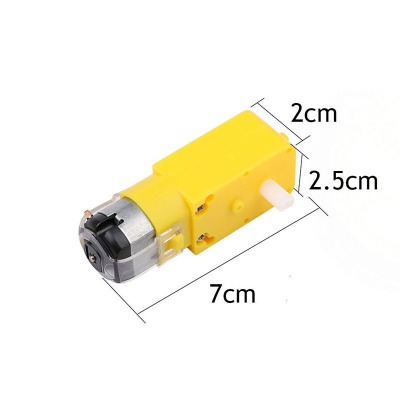 Động cơ giảm tốc vàng 3v-9v chế xe mô hình, robot- htb