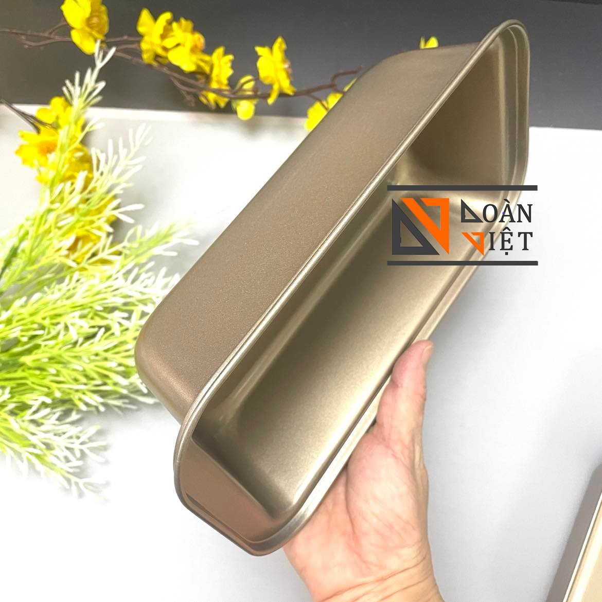 Khuôn Bánh Mì HOA CÚC CHỮ NHẬT THÉP CARBON Chống dính - Đúc nguyên Khối - Có Size lớn. Dụng Cụ Làm Bánh bông lan, bánh mì, bông lan, rau câu, chứa đựng thực phẩm