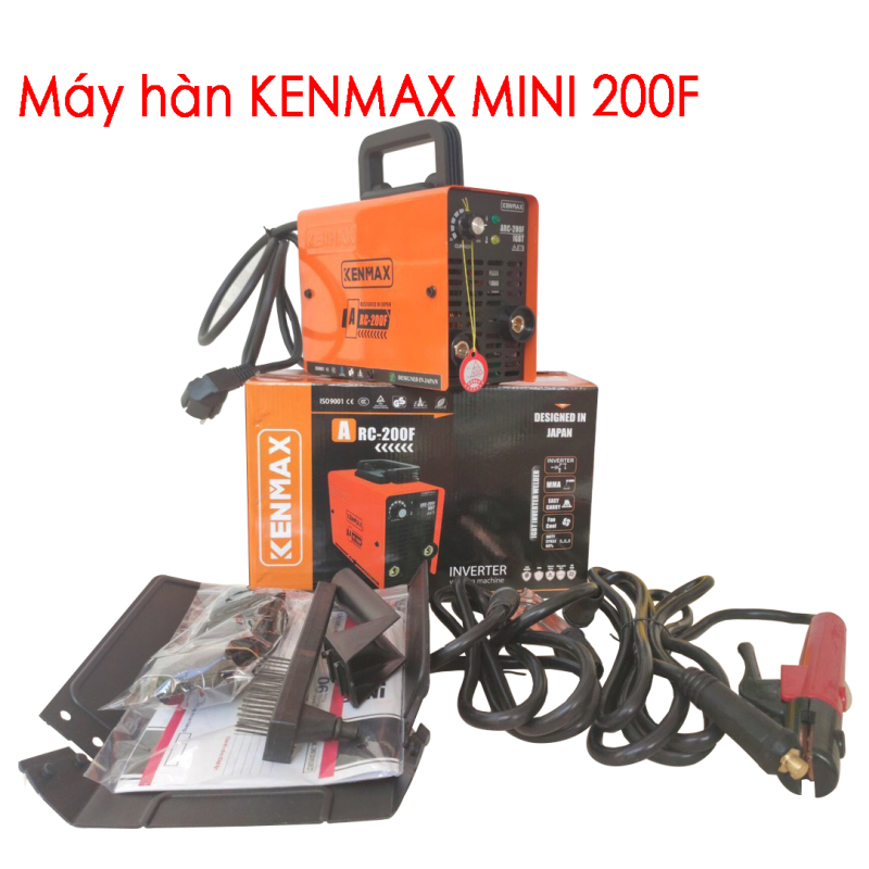 Máy hàn mini KENMAX ARC-200F-IGBT Inverter-Bảo hành 12 tháng-Đầy đủ phụ kiện
