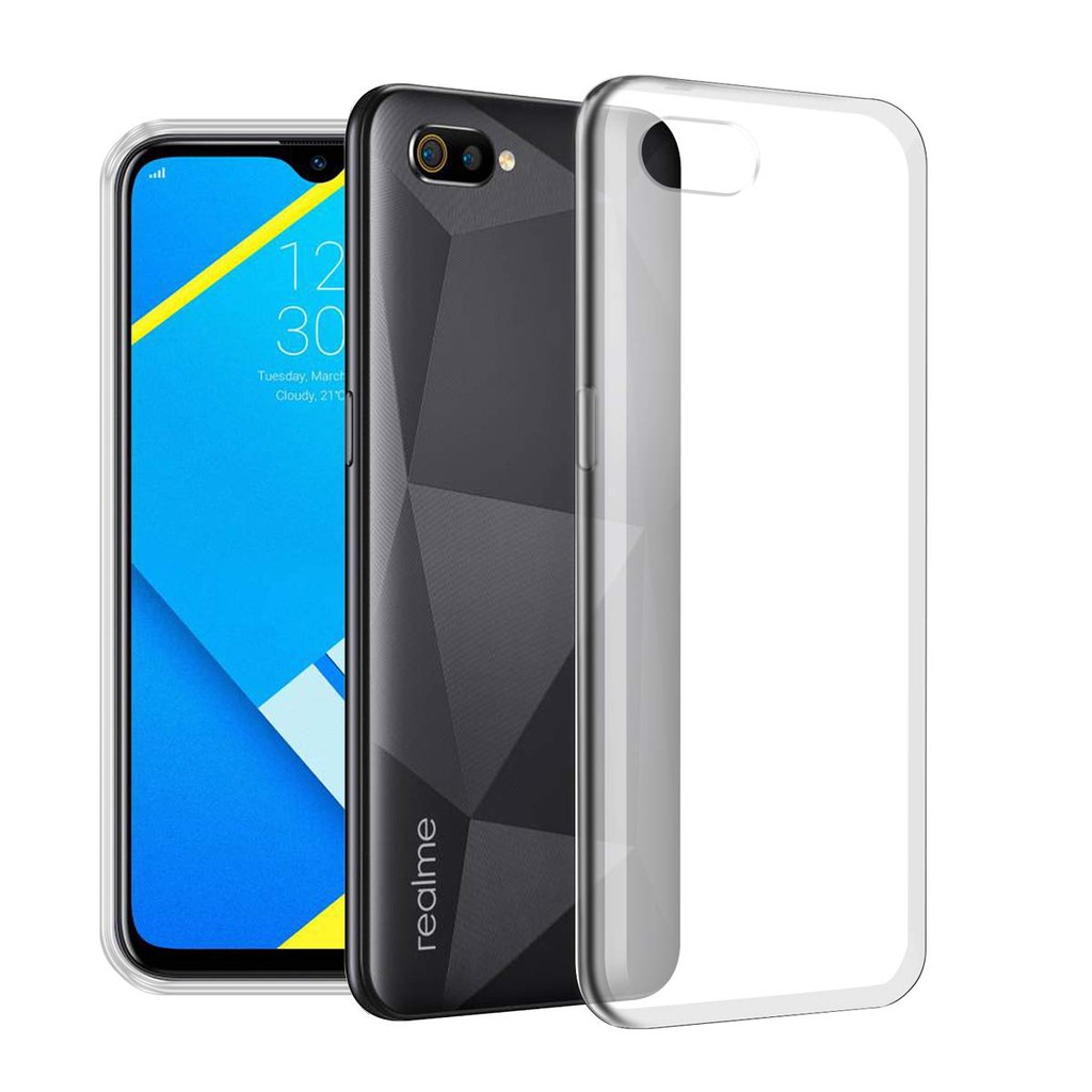Ốp dẻo trong suốt Realme C2 (Hàng loại A)