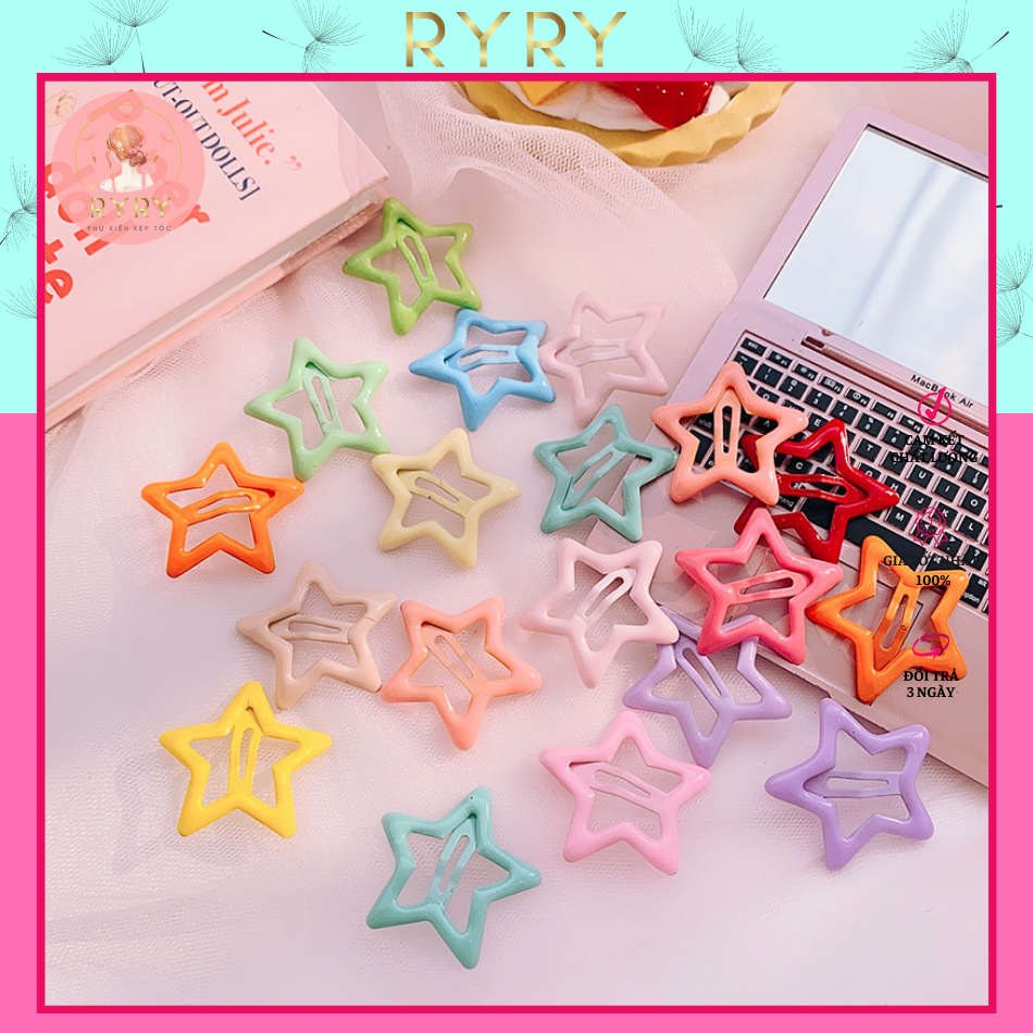 Set 5 Kẹp Tóc Mái Nhiều Kiểu Màu Sắc Ngọt Ngào Cho Nữ Và Bé Gái