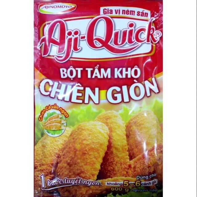 BỘT TẨM KHÔ CHIÊN GIÒN AJI QUICK GÓI 210GR - 13202