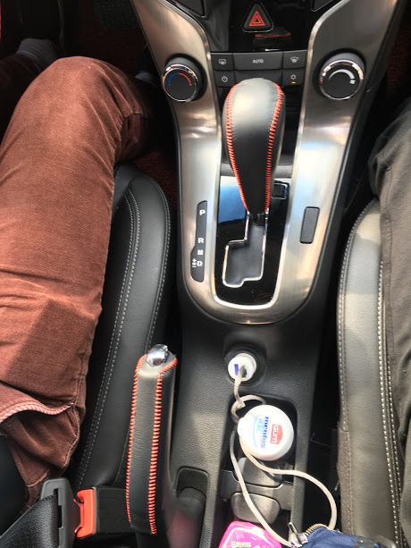 Bọc cần số + phanh tay xe Chervolet Cruze, colorado, trailblaze (AT)