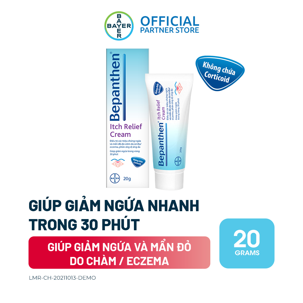 Kem Trị Ngứa Bepanthen Itch Relief Cream 20G