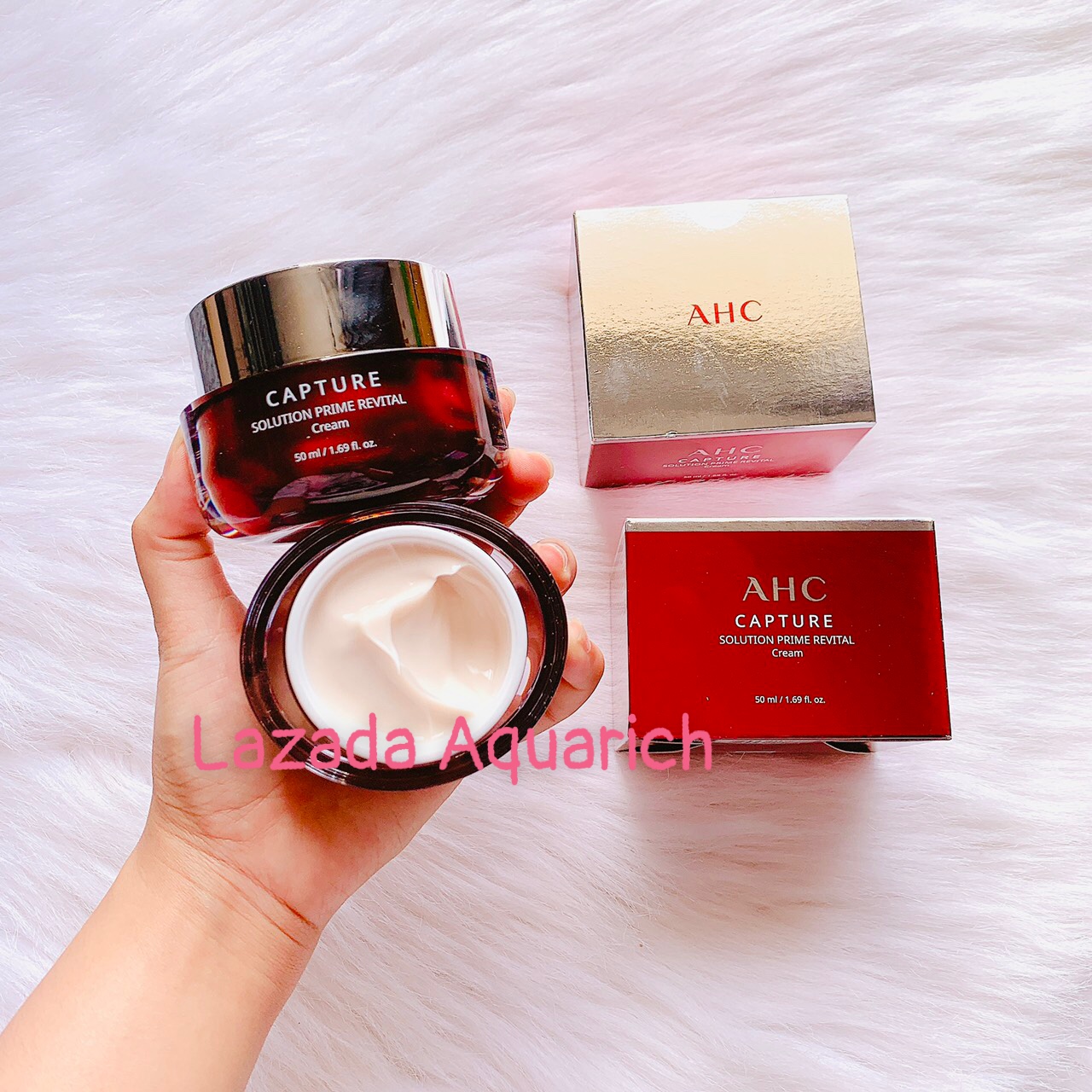 KEM DƯỠNG AHC CAPTURE SOLUTION MAX CREAM 50G ( hũ tròn )