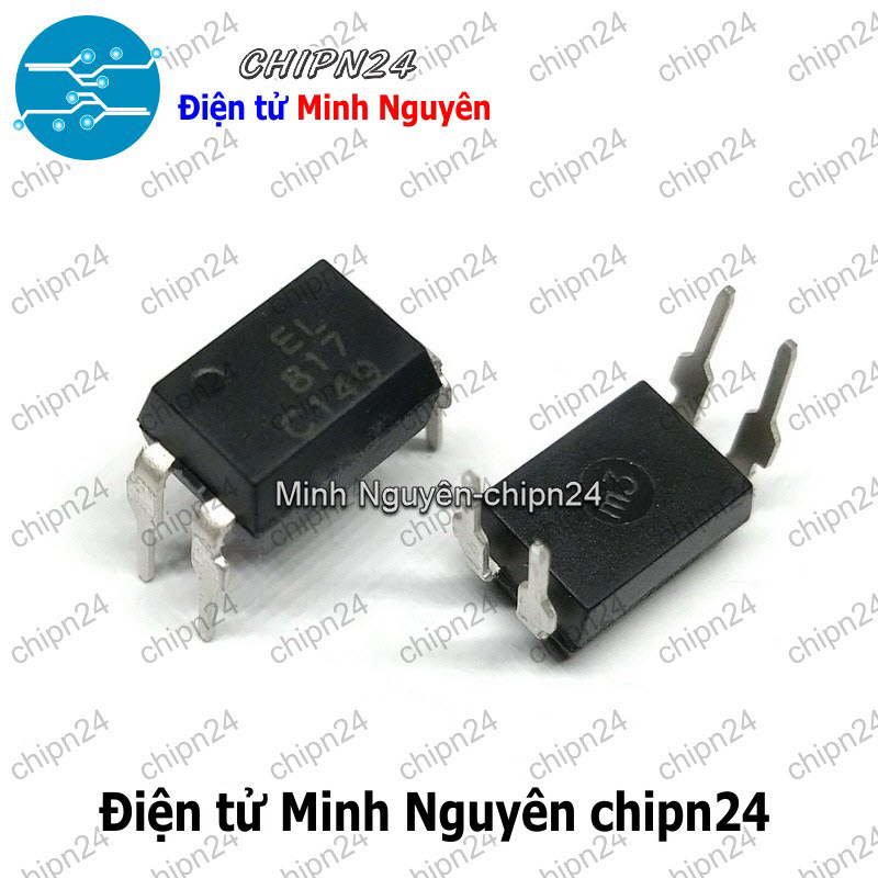 [5 con] (DT) Opto EL817 DIP-4 Hàng Tốt (dùng thay thế cho PC817) (EL 817) - HH000716