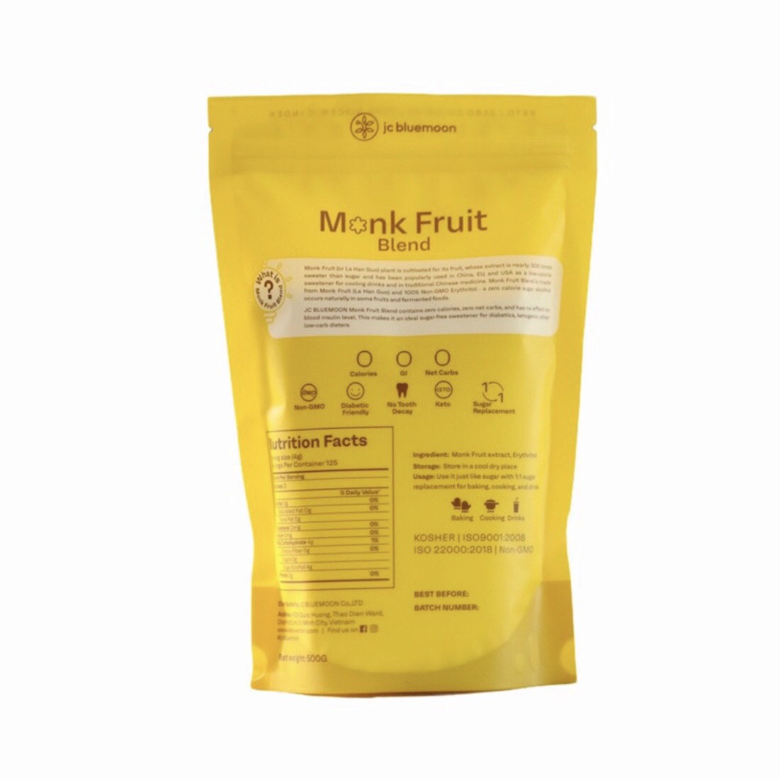 Đường la hán quả Monk Fruit Blend-500g