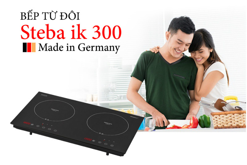 [Trả góp 0%]Bếp từ đôi nhập Đức - Bếp từ Steba Ik 300