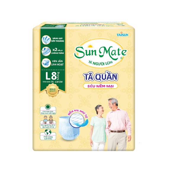 Tã Quần Người Lớn Sunmate L7/L8