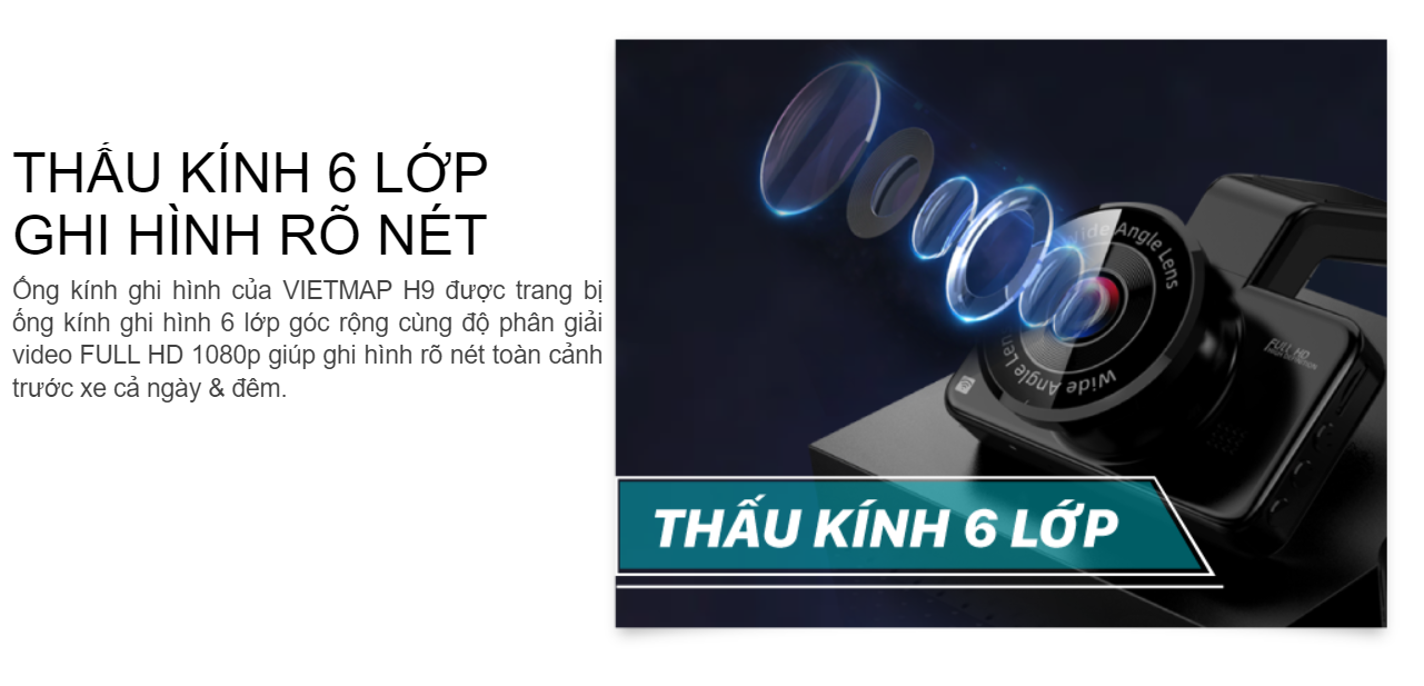 Cam hành trình VIETMAP H9 chính hãng