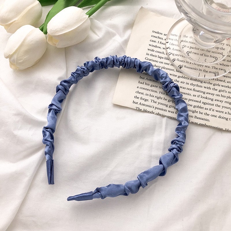 [HCM]Băng đô cài tóc nữ lụa satin phong cách Hàn Quốc