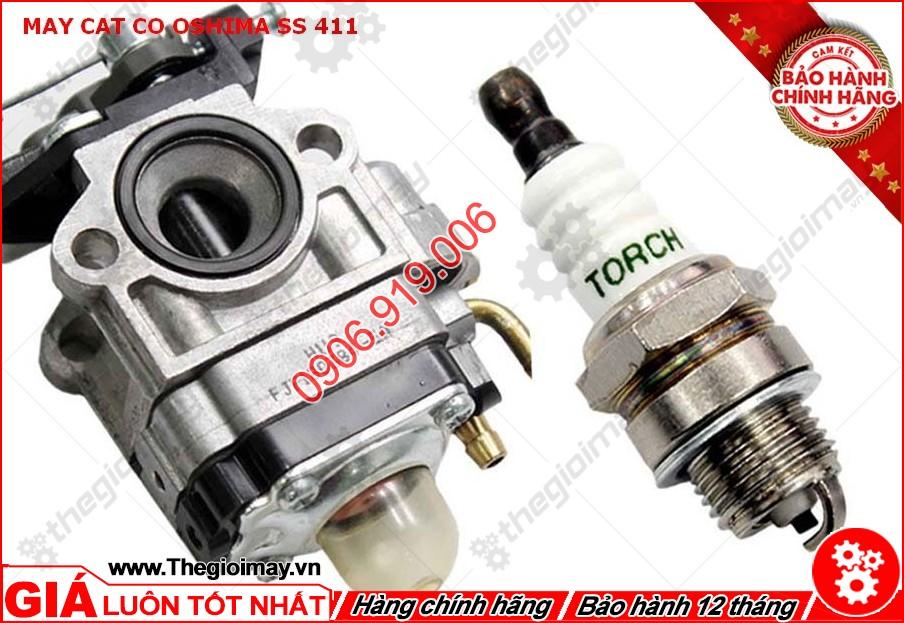 [HCM]Máy cắt cỏ Oshima SS 411 cần xoay