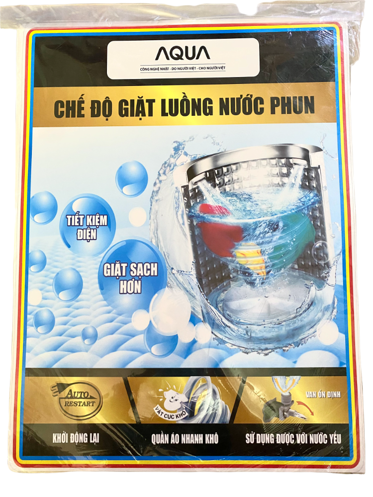 Tem dán máy giặt Sanyo Aqua chất lượng nhiều mẫu