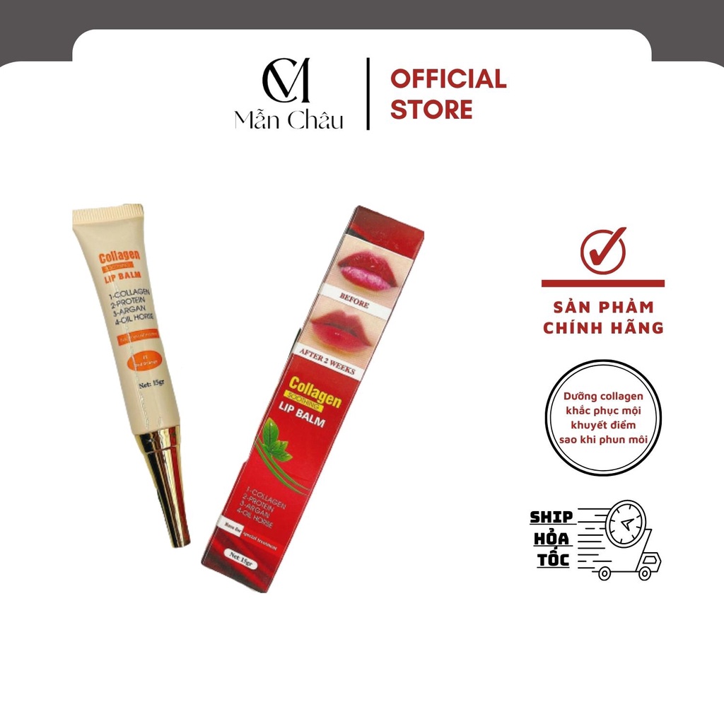 Dưỡng Collagen kích màu môi sau PX