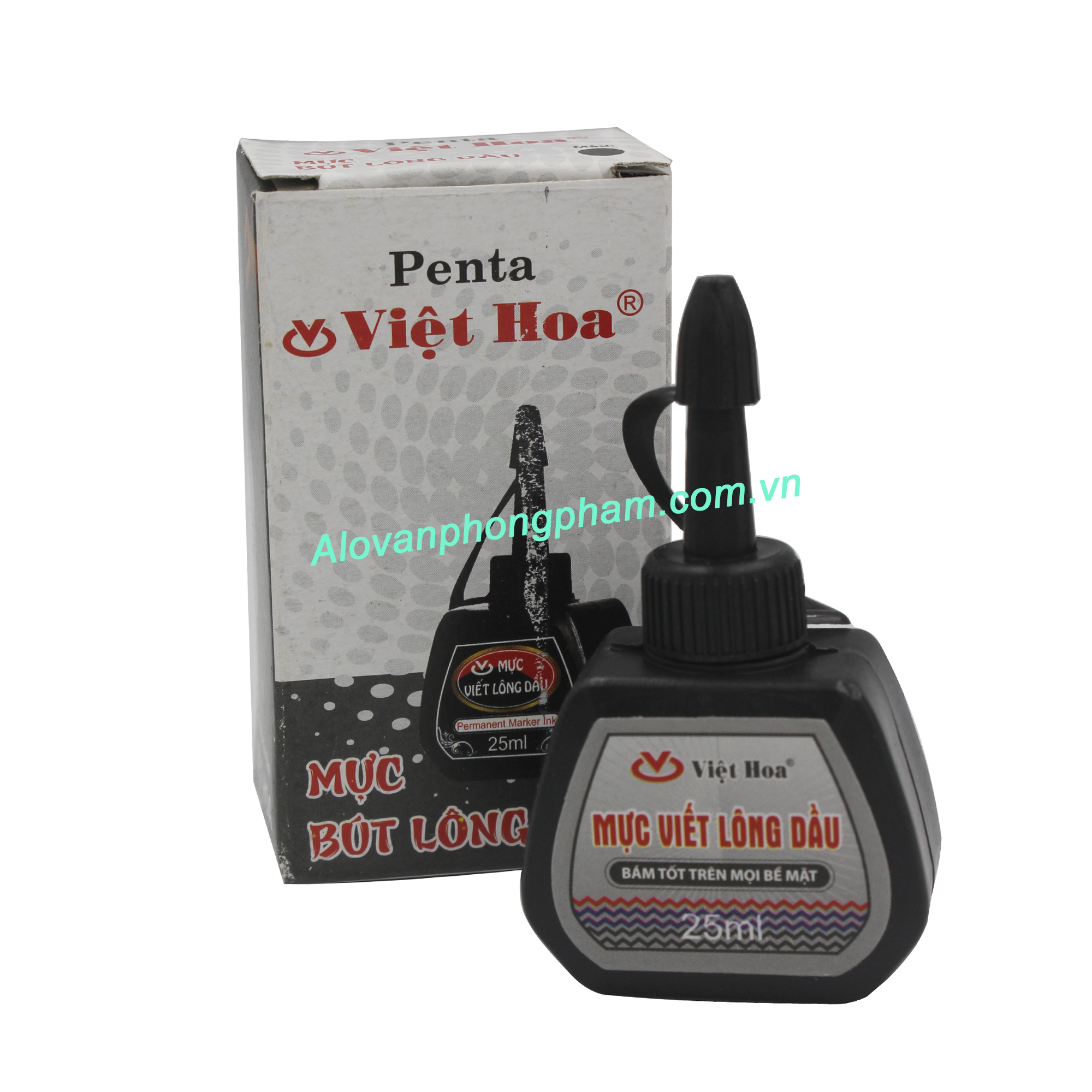 Mực lông dầu Penta 25ml 3 Màu xanh, Đỏ, Đen SUKADO