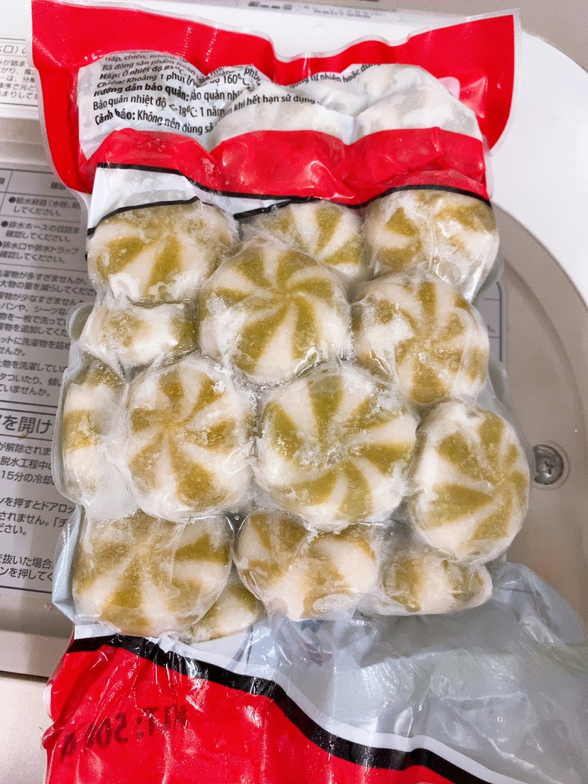 Bánh bao viên thả lẩu mực bông cải xanh 500g