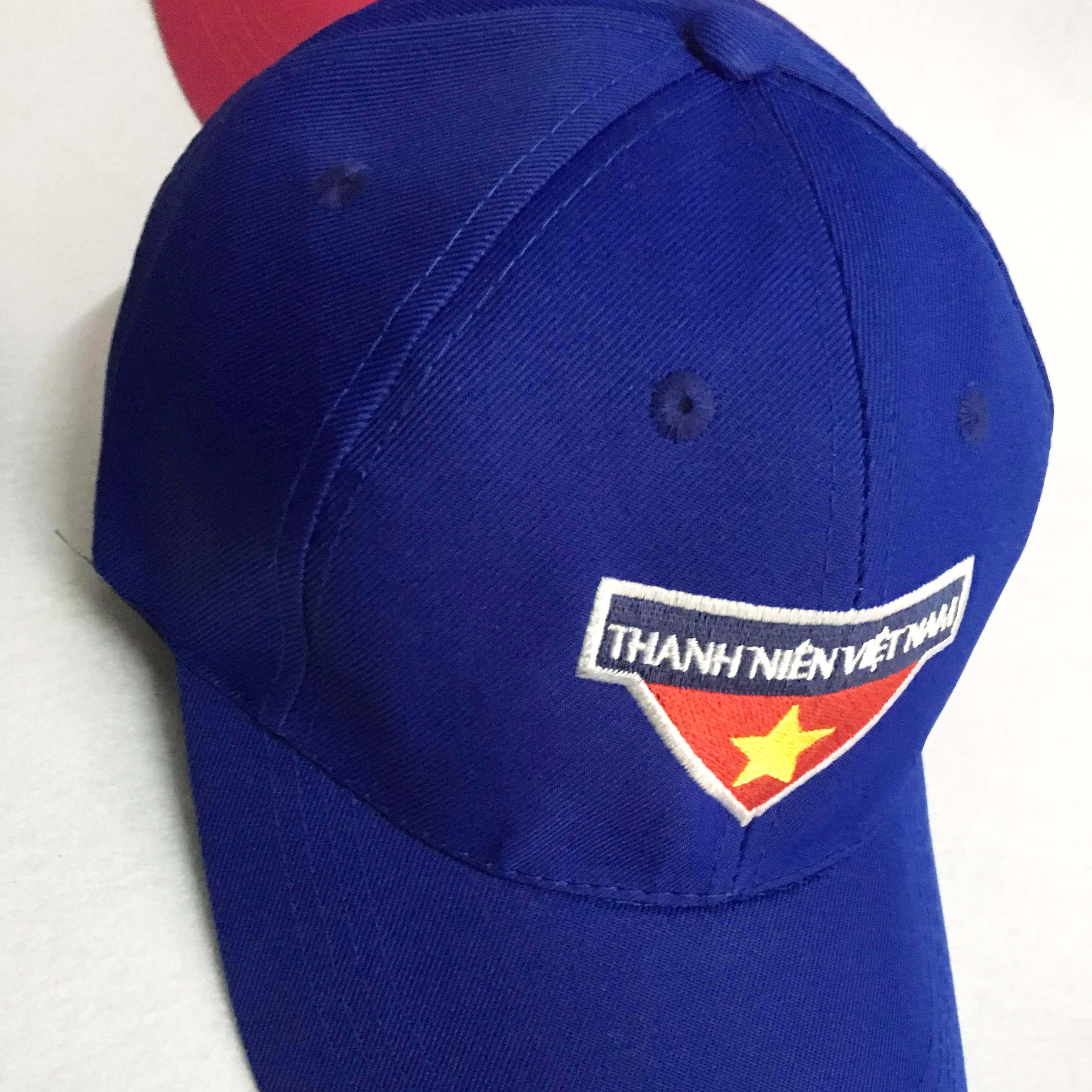 Nón kết thêu logo Đoàn Thanh niên - Mũ Lưỡi Trai AZ MT56