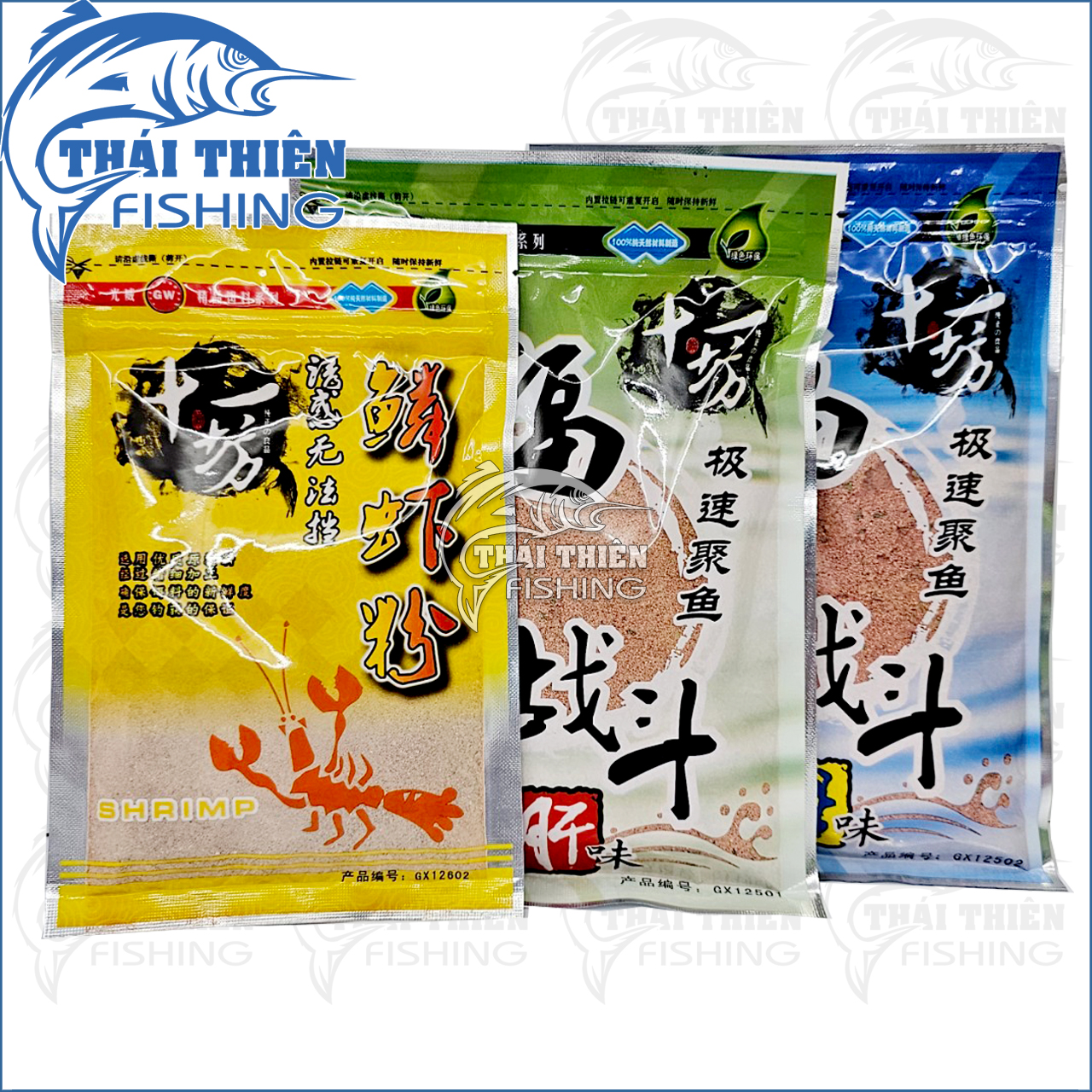 Mồi Đông Lạnh Câu Rô Phi GW Vị Tanh, Tôm, Gan