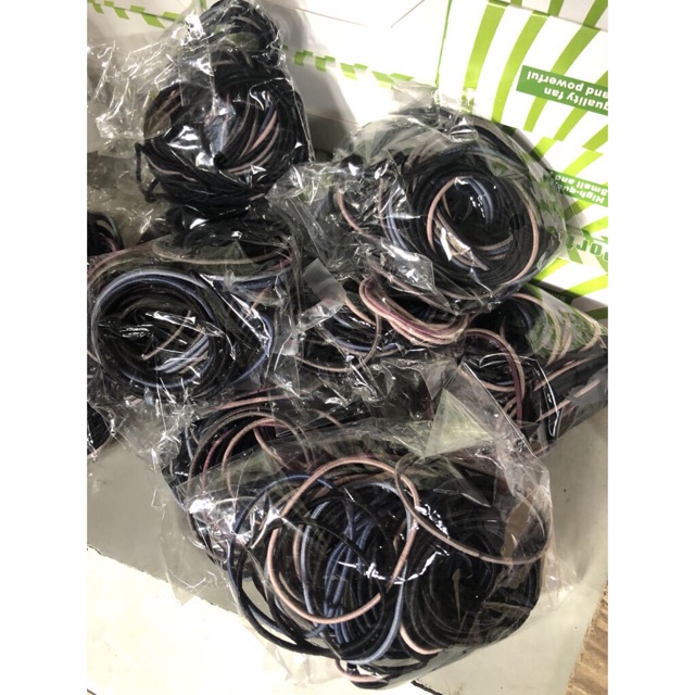 Set 100 dây buộc tóc mix đủ màu