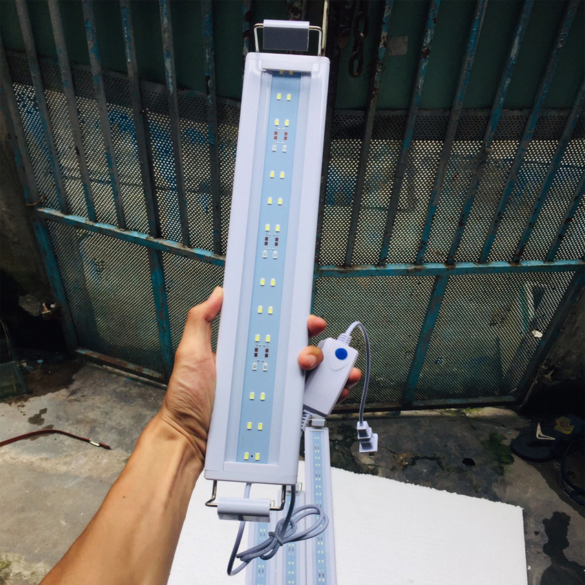 Đèn led hồ cá hồ thủy sinh led máng trắng 6 dãy Kaokui JENECA SC siêu sáng