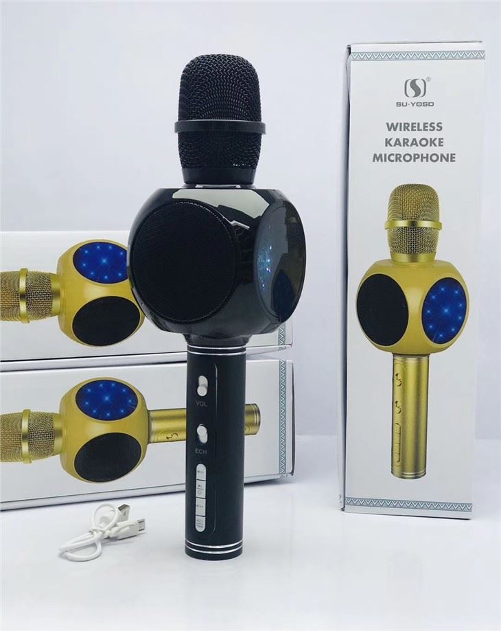 Micro Karaoke Kèm Loa Bluetooth YS60 Có Led Hát Hay